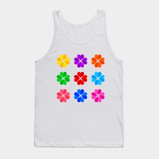 Colorful Lucky Clovers Pack Tank Top